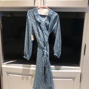 Aritzia little moon wrap dress. Brand new